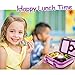 Bento Box for Kids, AIZARA Lunch Box Containers BPA Free Food Storage Container 4 Compartment Leakproof Snack Packing for Travel & to-go Meal Picnic Camping School Boys Girls Children and more（Purple）