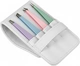 Cliganic 4-Piece Professional Tweezers Set with Case - Stainless Steel view 3