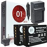 2x DOT-01 Brand 1800 mAh Replacement Fujifilm NP-W126 Batteries and Charger for Fujifilm X-T10 Compact System Digital Camera and Fujifilm NPW126