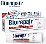 Biorepair Fast Sensitive Repair Toothpaste 75ml (Pack of Two) Repairs Damaged Tooth Enamel and Prevents Plaque and Tartar From Forming â€“ Help with Sensitivity