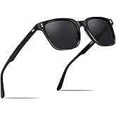 CARFIA Polarized Sunglasses for Women: Acetate, Small/Medium Size, UV400 Anti Glare CA5354