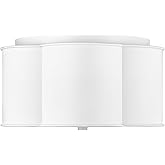 ML Lighting 21203-MW 3-Light Flushmount Ceiling Light in Matte White Finish