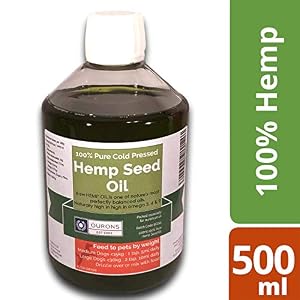 Ourons Hemp Oil for Dogs 500ml - Cold Pressed Food Grade