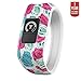 Garmin Vivofit Jr. Activity Tracker for Kids, Regular Fit - Real Flower (010-01634-02) + 1 YR CPS Enhanced Protection Pack