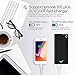 Ultra Compact Power Bank External Battery Pack for Cell Phone, One of The Smallest and Lightest 25000mAh Portable Charger with USB C/A in Dual Port Compatible with iPhone 6/7/8/XS/XR/11, iPad, Black