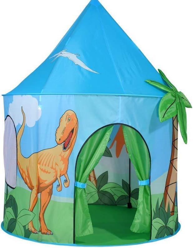 CCLAY Spirit of Air Kids Kingdom Pop Up Dinosaur Play Tent