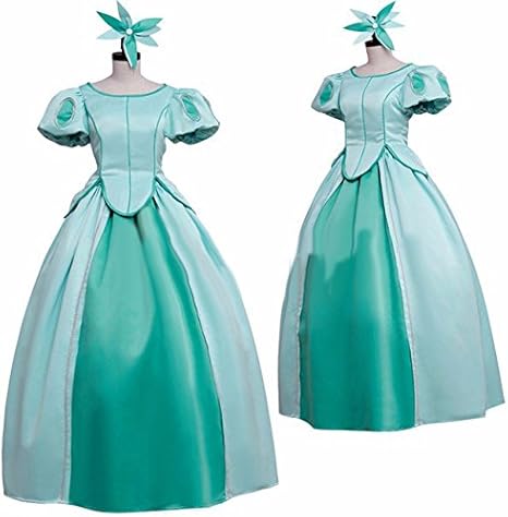 Amazon Halle コスプレ衣装 コスチューム ディズニー リトルマーメイド 風 アリエル風 なりきり パーティー イベント仮装 クリスマス ハロウィン オーダーメイド コスプレ 仮装 通販