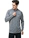 TM-MKZ01-SDG_X-Large Tesla Men's 1/4 Zip Cool Dry Active Sporty Shirt MKZ01