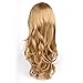 Ty.Hermenlisa 28″ 195g Long Wavy Layered 3/4 Head Wig One Piece Clip in Synthetic Hair Extensions for Thick Volume Body Wave Women Weft Hairpiece Accessory Honey Blondethumb 2