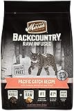 Merrick Backcountry Grain Free Raw Infused Pacific Catch Recipe Dry Cat Food, 10 Lb.