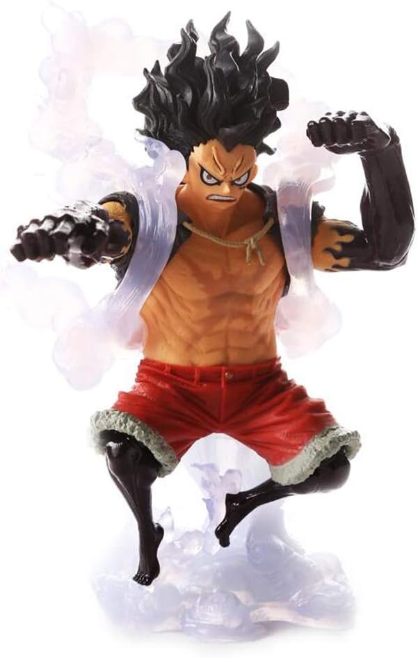 GLUSa "ONE Piece Stampede Monkey D. Luffy Straw Hat Pirates Cap Manga Anime PVC Action Figure Model Toy Gift for Teenagers