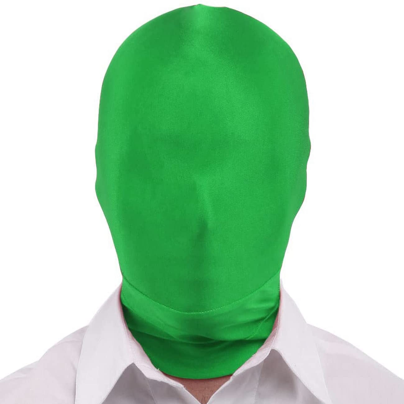 BOLLUMA Photography Chromakey Green Mask Hood, Invisible Effect Background Green Screen Mask for Photo Studio Video Special Effect Live Streaming