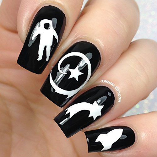 Space Variety Vinyls By Twinkled T - 1 Sheet of 24 Vinyls