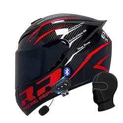 Motorcycle Bluetooth Full Face Helmet, Integrated