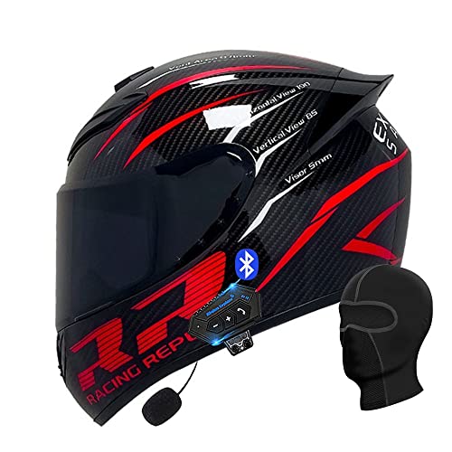 Motorcycle Bluetooth Full Face Helmet, Integrated
