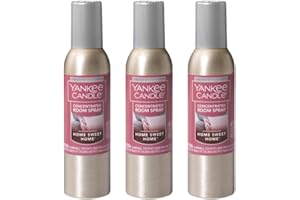 Yankee Candle Concentrated Air Freshener Room Spray, Odor Eliminator for Home, Bathroom, Home Sweet Home, 1.5 Oz (Pack of 3)
