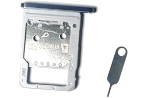 SIM Card Tray SIM Holder Micro SD Slot Plate Replacement Part for Samsung Galaxy Tab S7 T870 (Black)