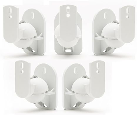white speaker brackets