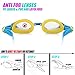 UShake Kids Child Swim Goggle, Anti-Fog UV Protection Soft Silicone Frame Kid Child Swimming Goggles for Kids Children and Early Teens