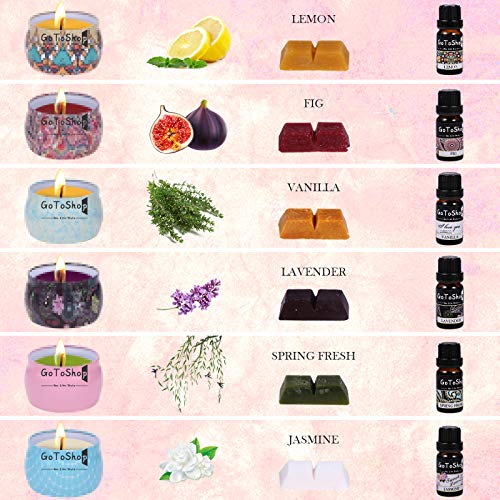 DIY Candle Making Kit – Make Your Own Scented Candles – Arts and Crafts Supplies for Kids, Teens, Adults – Natural Soy Wax – Large Size