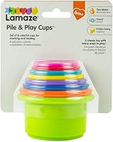 LAMAZE Stacking Cups Set 8 Colourful Nesting Toy for Babies 0 Months+ view 4