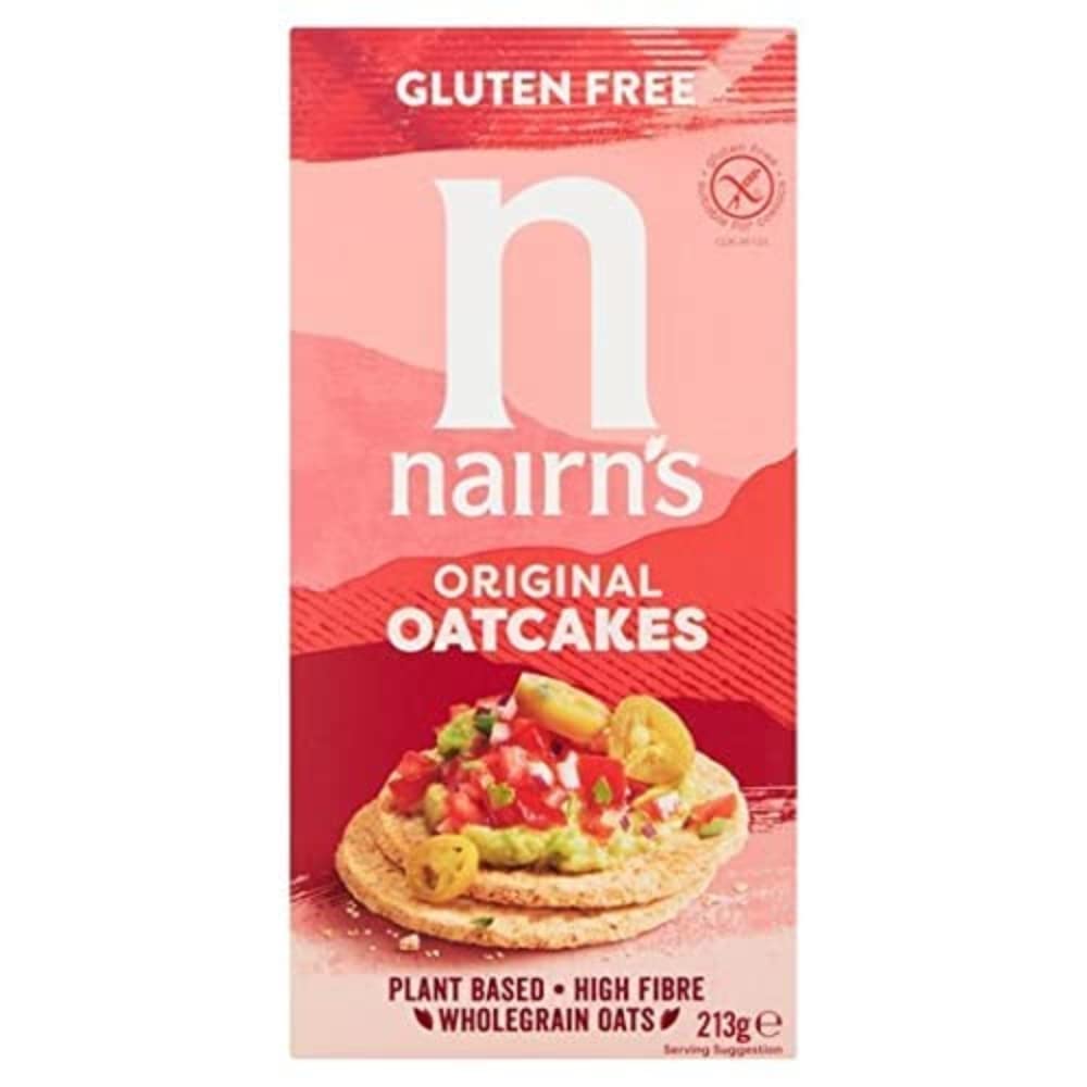 Nairn's Gluten Free Original Oatcakes(Pack of 8)