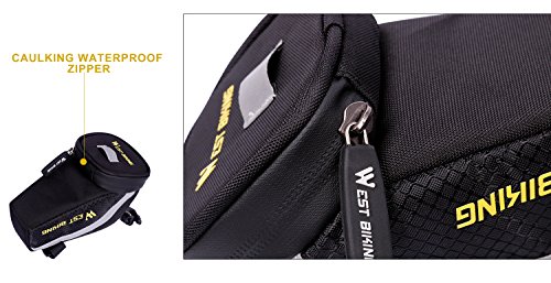image for West Biking Wedge Saddle Bag Cycle Pack Pannier, Bike Storage Bag Moun
