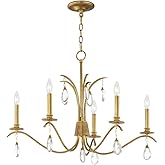Eden - 5 Light Chandelier-22 Inches Tall and 32 Inches Wide -Traditional Installation