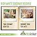 TEAki Hut Rich White Coconut Tea 2oz | Organic Loose Leaf | Superior Aroma and Flavor | Light Body | Smooth Creamy Finish