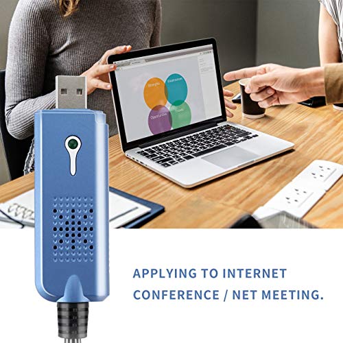 Liobaba Portable USB 2.0 Easycap Video Audio Capture Card Adapter VHS DC60 DVD Converter Composite RCA Blue