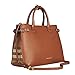 Tote Bag Handbag Authentic Burberry Medium Banner in Leather and House Check TAN Item 39807941
