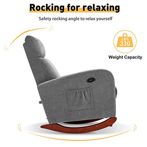 AVAWING Electric Massage Recliner Chair, Chair with Heat Function USB
