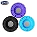 MAIRUI Wired Earbud Case 3 Pack Earphone Headphone Cord Organizer Earbuds Wrap Soft Silicone Magnetic Holder Storage Tangle Free Cable Winder(Black/Blue/Purple)