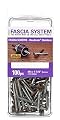 Deckfast Fascia Screws 9 x 1-7/8" Stainless Steel Fascia Screws - 100 pieces MATCHES AZEK DECKING (#53 Dark Gray, Matches Azek Island Oak)