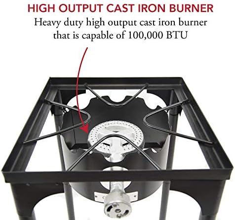 Gasone B 3000h 1 50480 Propane Burner With Cover 100 000 Btu High Pressure Stove Black Buy Online At Best Price In Uae Amazon Ae