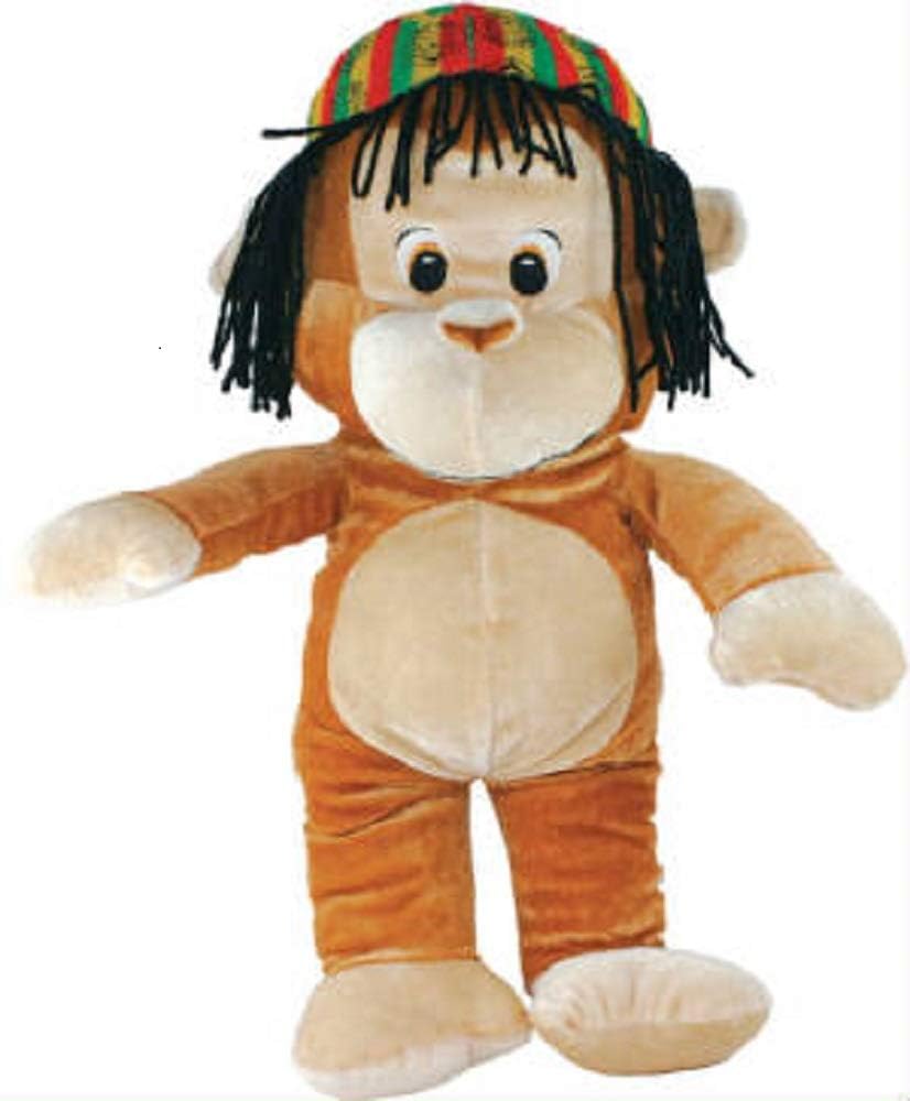 rasta monkey stuffed animal