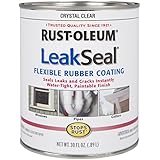 Rust-Oleum 275116 Stop Rust Leak Seal Flexible Rubber Coating Sealant, Crystal Clear - 2 Pack