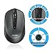 TeckNet Omni Small Portable Wireless Optical Mouse with USB Nano Receiver for Laptop Computer, 3 Adjustable DPI Levels: 2000/1500/1000 DPI
