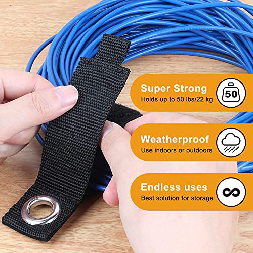 16 Pack Extension Cord Holder Organizer, Heavy Duty Storage Straps