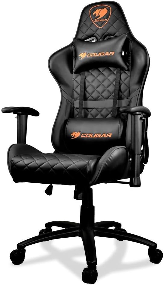 COUGAR Gaming Armor One Black poltrona da gaming Finta Pelle Medio Nero  Arredamento Mobili TV e Multimedia berjaya.edu.my