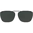 Dioptics Solar Shield M Rec Clip on Sunglasses Rectangular