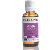PRANAROM &ndash; Hair Strengthening &amp; Scalp Support Oil (30ml) - 100% Pure Organic Essential Oil | USDA &amp; ECOCERT Certified