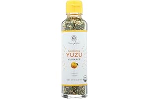Muso from Japan - Yuzu Furikake Seasoning, USDA Organic, Vegan Friendly, No Additives, Refreshing Citrus Flavor for Rice, Sushi - 2.2 oz (Pack of 1)