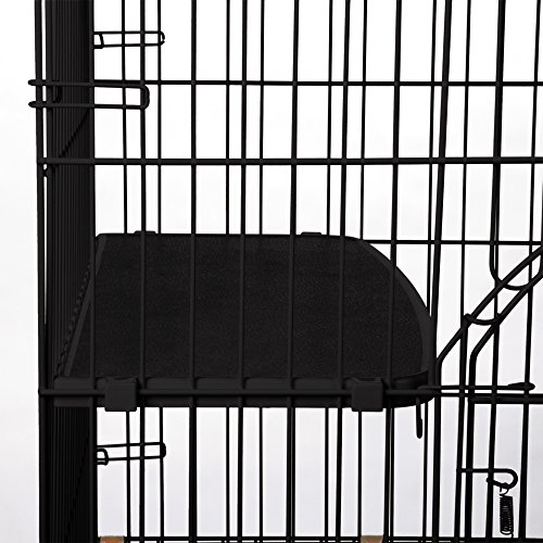 ProSelect Foldable Cat Cages 48" High-Black - Thumbnail 6