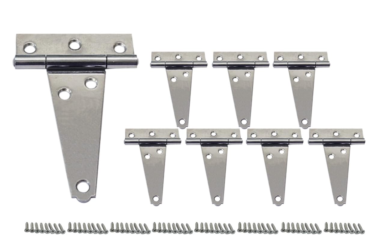 QCAA Stainless Steel Heavy Tee Hinge, 4" x 3-1/8" x