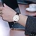 iStrap Leather Watch band -Alligator Grain Embossed Pattern Calfskin Replacement Strap-Stainless Steel Deployment Buckle with Push Buttons-Bracelet for Men Women-18mm 19mm 20mm 21mm 22mm 24mm