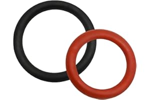 SHIBEIPARTS 2PCS Power Steering Pump O-Ring Seals Rubber Inlet & Outlet Fit for Honda P/S Hi Pressure Hose Replaces# 91370-SV4-000 91345-RDA-A01