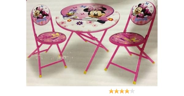 minnie mouse table chairs