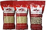 Popcorn 3 Varieties 1.5 Pounds each (Gourmet Purple / Persian Blue / Ruby Red)