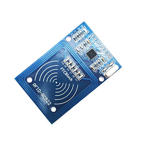 FTCBlock RFID Kit - Mifare RC522 RF IC Card Sensor Module + S50 Blank Card + Key Ring for Arduino Raspberry Pi